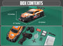 RACENT 1:16 RC Drift Car 4WD 18 KM/H, 2 Batteries, Modèle Sport Jouets Véhicule pour Enfants, Garçons, Adultes