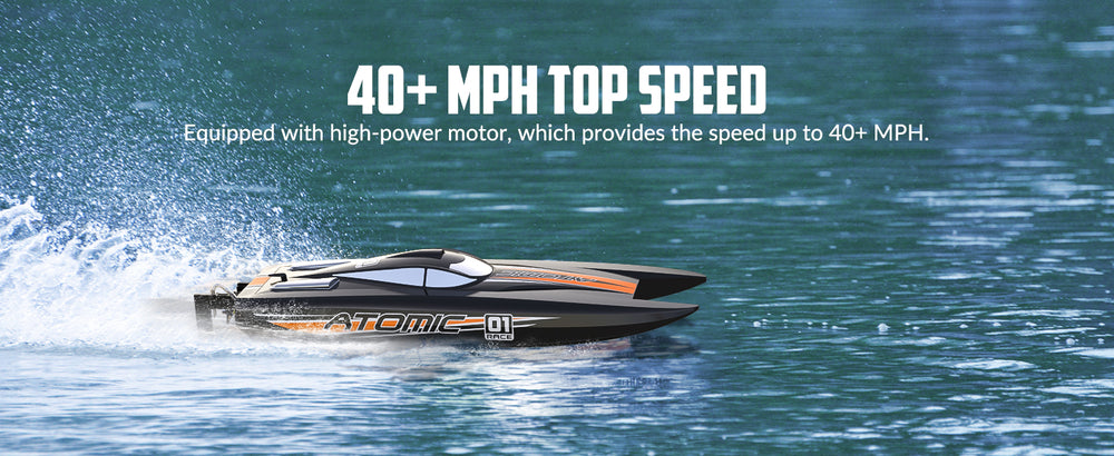 Barco RC de alta velocidad Atomic X de 40 mph (792-6) RTR
