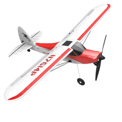 VOLANTEXRC Sport Cub 500 4Ch RC Trainerflugzeug mit 6-Achsen-Gyro One-Key Aerobatic Park Flyer (761-4) RTF Rot