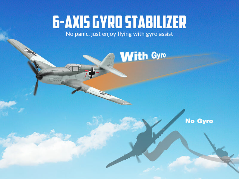 VOLANTEXRC BF109 (RTF) 3CH 400mm per principianti (15.7'') 76206