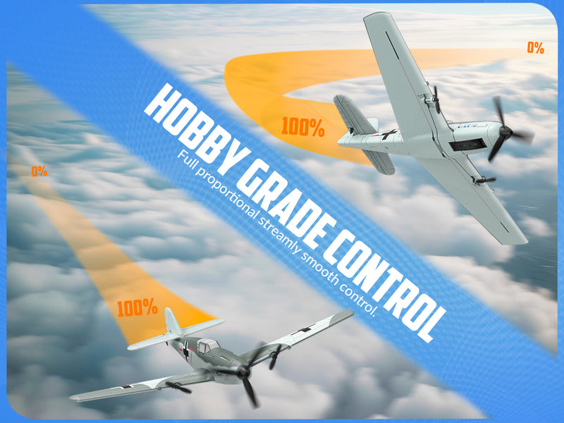 VOLANTEXRC BF109 (RTF) 3CH 400mm per principianti (15.7'') 76206