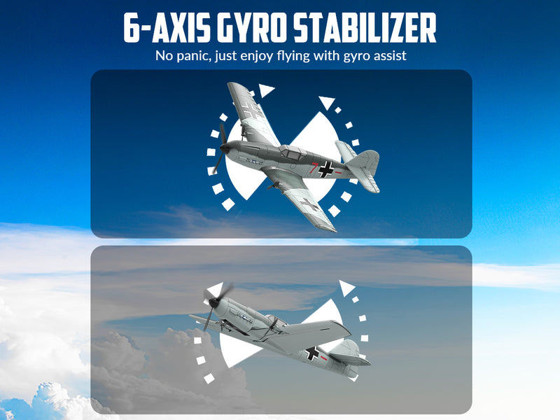 VOLANTEXRC BF109 (RTF) 3CH 400mm per principianti (15.7'') 76206