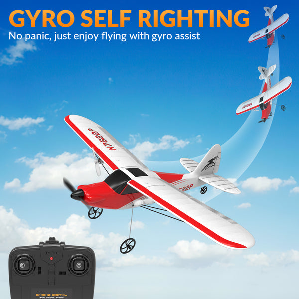 EXHOBBY Sport Cub 2channels Beginners RC Plane Gyro Stabilizer Easy Fly Remote Control Airplane