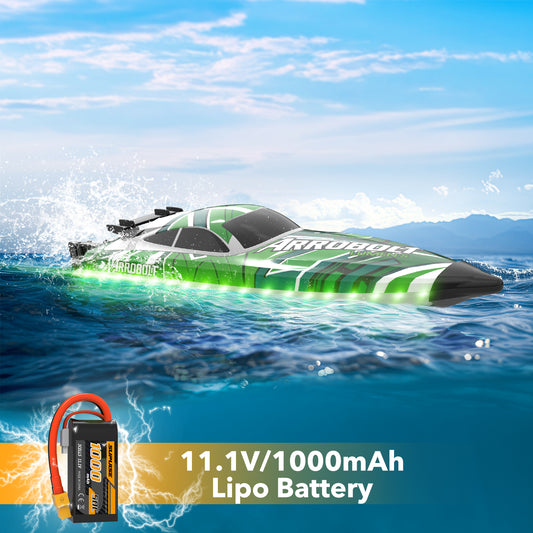 VOLANTEXRC Arrobolt Lumen S Brushless 35+MPH Vollproportionalboot GRÜN (79706)