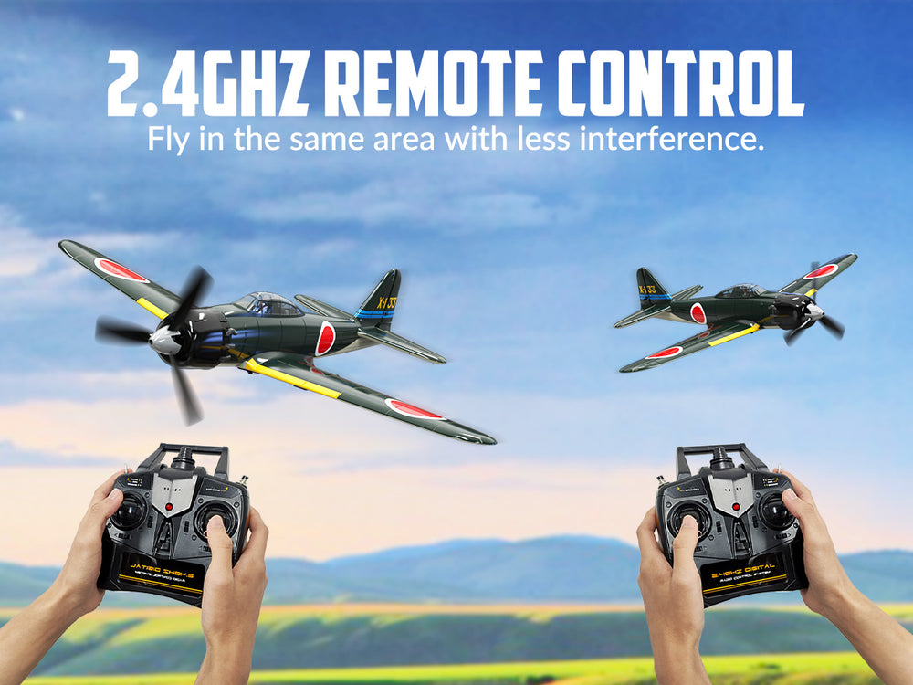 VOLANTEXRC Zero (RTF) 4 canaux 400 mm RC Warbird avec gyroscope XPilot