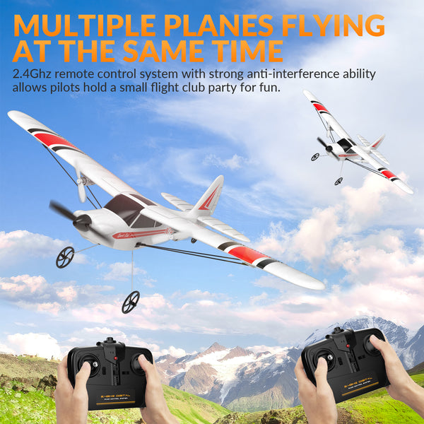 VOLANTEXRC Sport Cub RC Plane for Beginners Gyro 2CH Remote Control Airplane