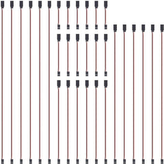 30-Piece Male to Female Servo Extension Cable Set 5 Sizes