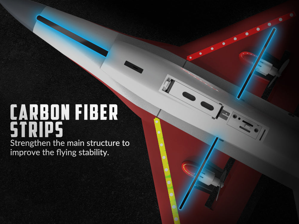 VOLANTEXRC F-16 Fighting Falcon RC Jet – 40 Minuten Flug, Xpilot & Carbon Fiber RTF