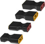 4pc T Female to XT60 Male Adapter for RC LiPo Batteries