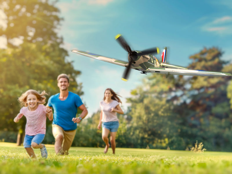 VOLANTEXRC P51D Mustang 4Ch Avions RC débutants avec stabilisateur Xpilot One-key Aerobatic (761-5) RTF