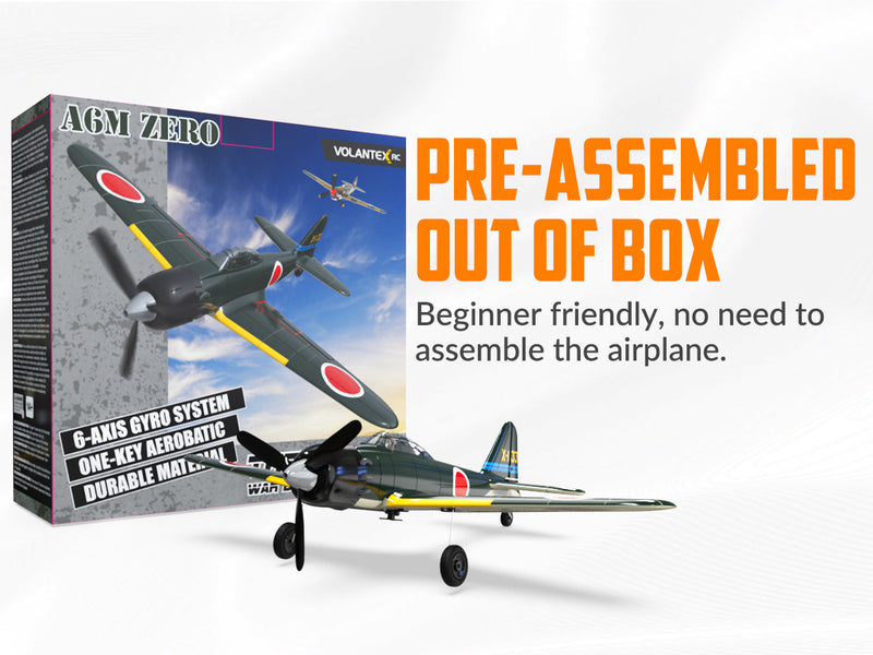 VOLANTEXRC Zero (RTF) 4CH 400mm con giroscopio (15,7'') 76115