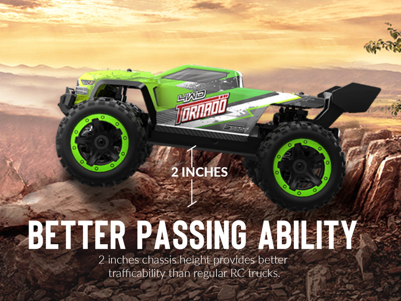 RACENT 1:16 Tornado 30MPH High Speed ​​4WD 2,4 GHz RC Monster Truck (785-7)