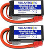 2 baterías recargables Lipo de 3,7 V y 400 mAh para RC Airplane 761-2 a 15 (excluyendo 761-6)