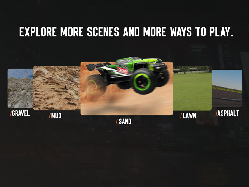 RACENT 1:16 Tornado 30MPH High Speed ​​4WD 2,4 GHz RC Monster Truck (785-7)