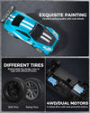 Racent 1:20 RC Drift Car 4Wd, LED Light, 2 baterías azules
