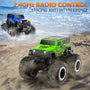 STEMTRON Amphibious Remote Control Monster Truck for Kids Green