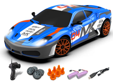 RACENT Speedster: 1:24 RC Car, 10MPH, LED, Drift Wheels-EXHOBBY LIMITED.