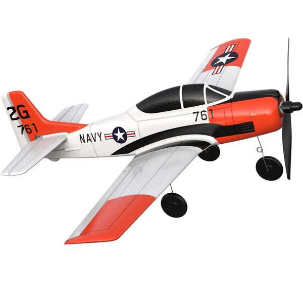 VOLANTEXRC T28 Trojan 4ch RC Trainer Airplane with Xpilot Gyro Stabilizer One key Aerobatic