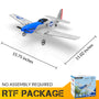 VOLANTEXRC P51D Mustang 2 canaux RC avion débutant avec stabilisateur gyroscopique Easy Fly