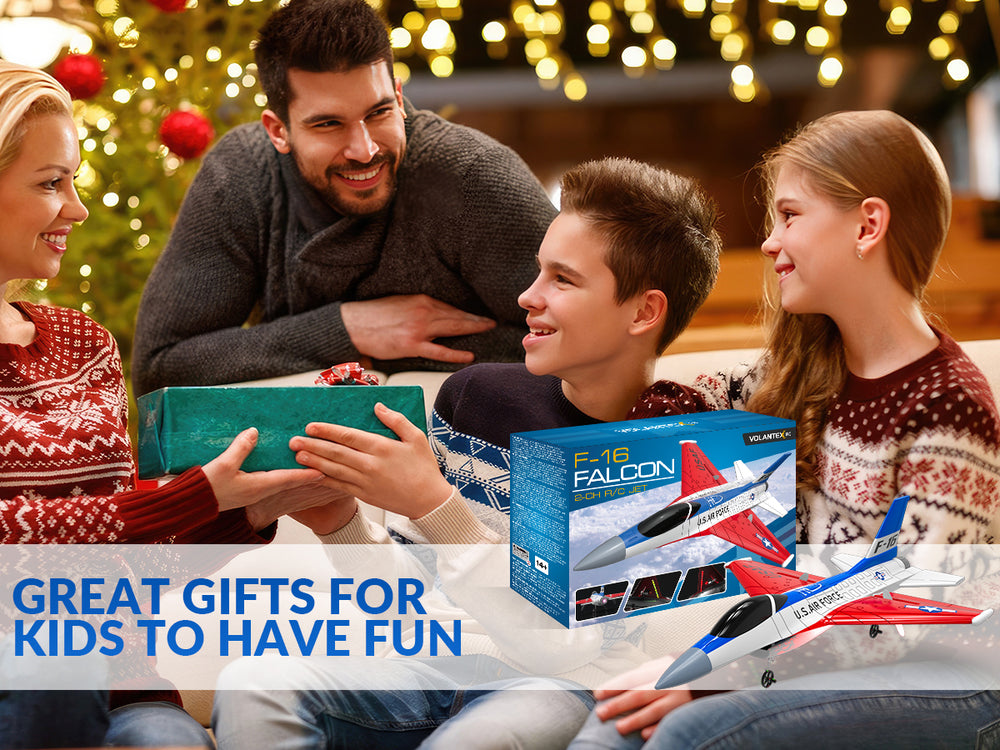 VOLANTEXRC F-16 Fighting Falcon RC Jet – 40 Minuten Flug, Xpilot & Carbon Fiber RTF