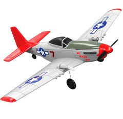 VOLANTEXRC P-51D Mustang 2-Kanal Anfängerflugzeug mit Kreiselstabilisator (762-3) RTF