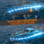 VOLANTEXRC RC Toyboat with Lights can be done in the Pools and Lakes-EXHOBBY