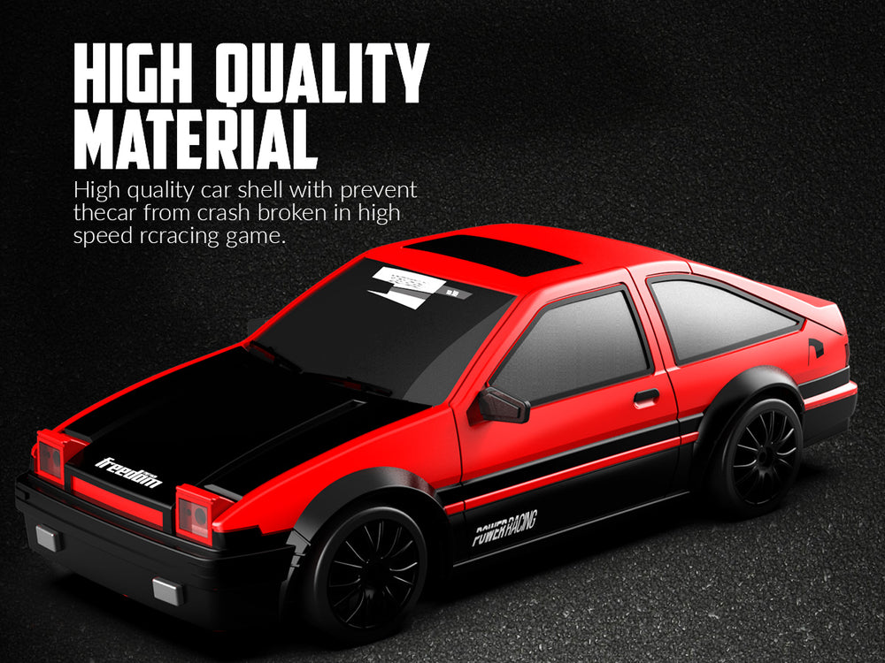 Racent Zoom Master: 1:24 4WD, 10 mph, LED, Drift pronto