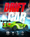 Racent 1:20 RC Drift Car 4WD, LED Light, 2 baterías, Dual Motor Green