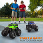 STEMTRON Amphibious Remote Control Monster Truck for Kids Green