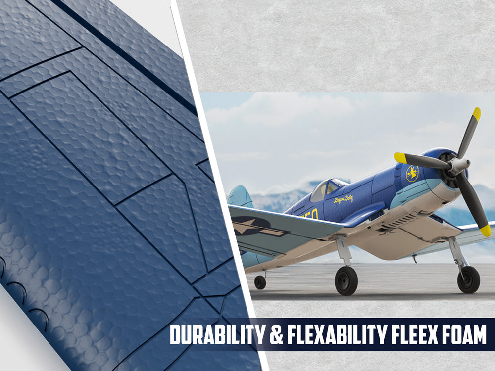 VOLANTEXRC Avión RC sin escobillas Corsair F4U - 500 mm RTF