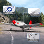 VOLANTEXRC Mustang P51D 2ch Beginner RC Airplane for kids Gyro Stabilizer Easy Fly