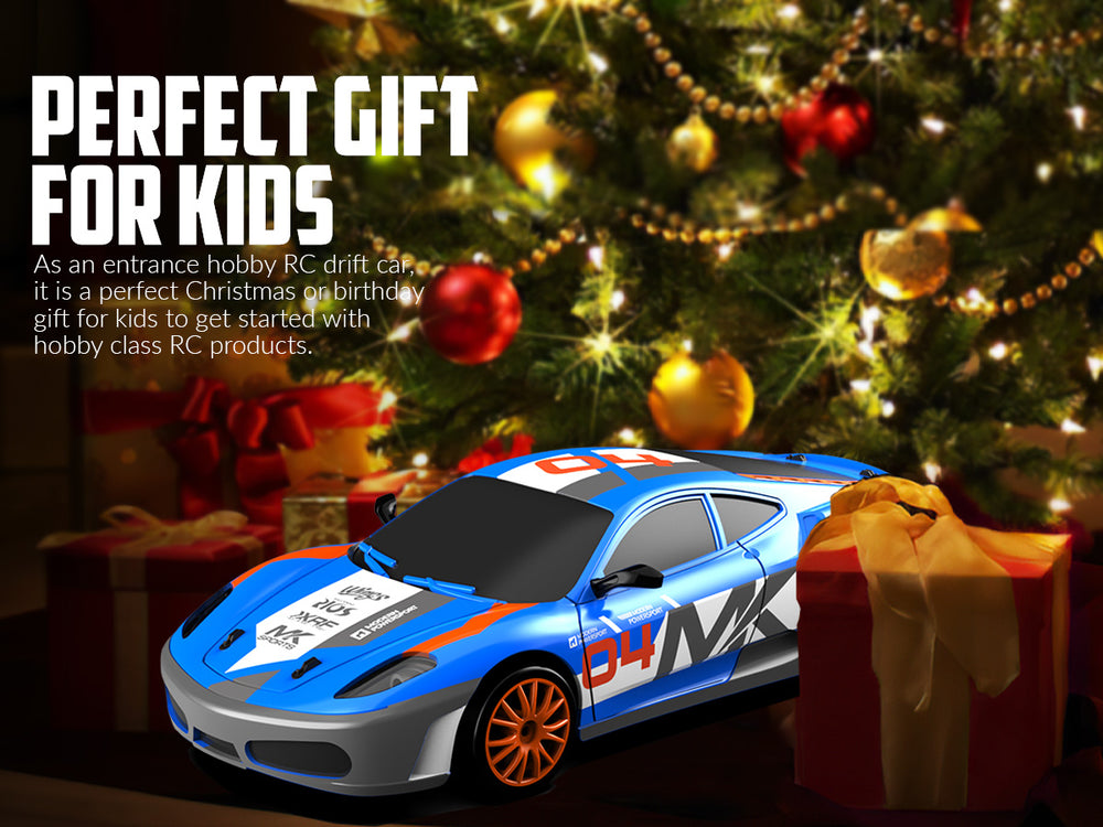 Racent Speedster: 1:24 RC Car, 10 mph, LED, rodas de deriva