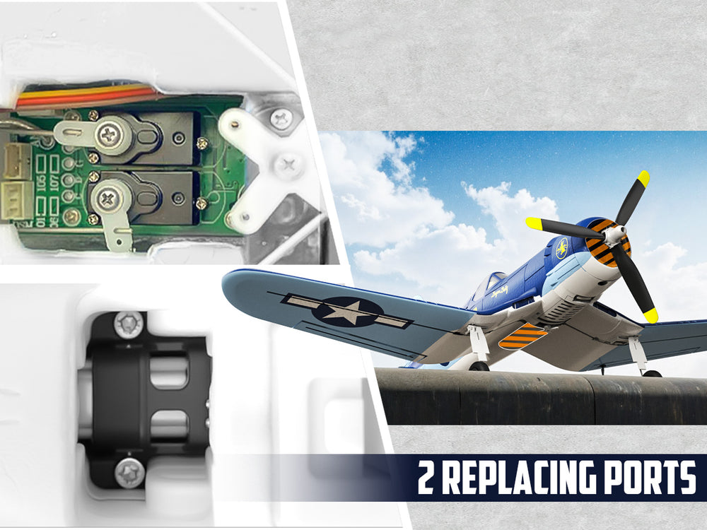 VOLANTEXRC Avión RC sin escobillas Corsair F4U - 500 mm RTF