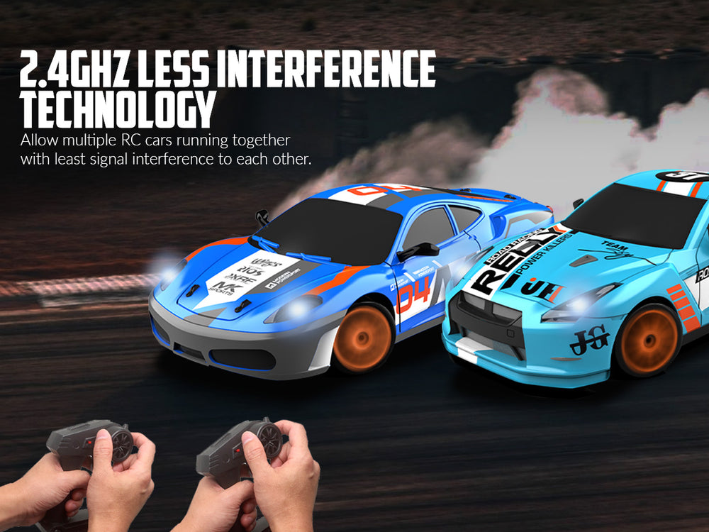 Racent Thrill Rider: 1:24 4wd, 10 mph, LED, Racing/Drift