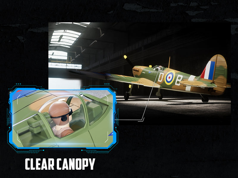 (PRE SALE)VOLANTEXRC 500MM Spitfire 4CH Brushless High Speed 76805