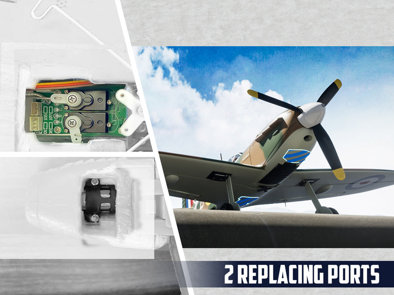 (PRE SALE)VOLANTEXRC 500MM Spitfire 4CH Brushless High Speed 76805