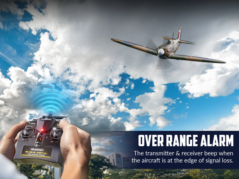 (PRE SALE)VOLANTEXRC 500MM Spitfire 4CH Brushless High Speed 76805