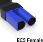 4pc XT60 to EC5 Connector Adapters for RC LiPo Batteries