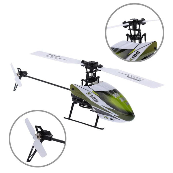 K100 RC Helicopter 6CH 3D 6G System 8520 Brushless Motor RC Quadcopter Compatible With FUTABA S-FHSS