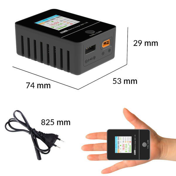 SUPULSE M4AC Lipo Charger Compact 30W 1-4S Balance Charger