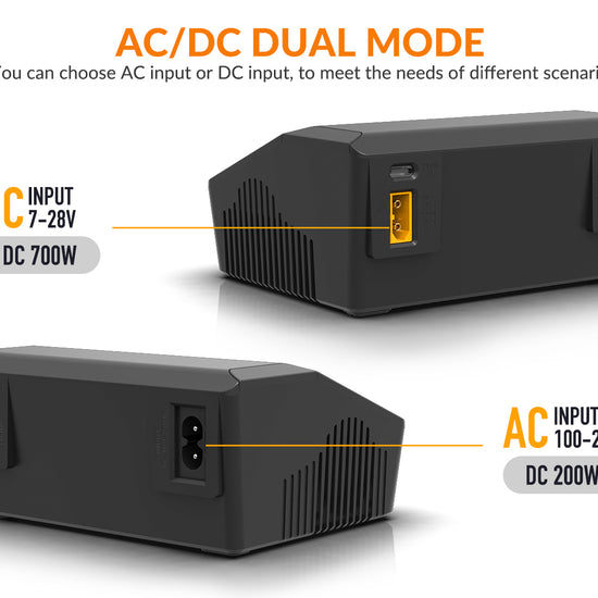 SUPULSE M6DAC Dual Battery Balance Charger AC200W,1-6S LiPo/LiHV/LiFe/LiIon,1-10S PB,1-16S NiMh,65W Fast Charging-EXHOBBY LIMITED.