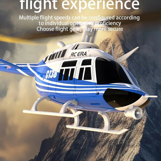 Helicopter C138 1:33 Six Channel Single Paddle Aileron-EXHOBBY LIMITED.