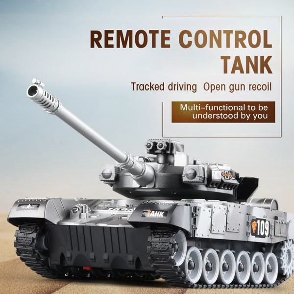 RC Tank 7Ch 2.4G 1/30 Remote Control Crawler Tank