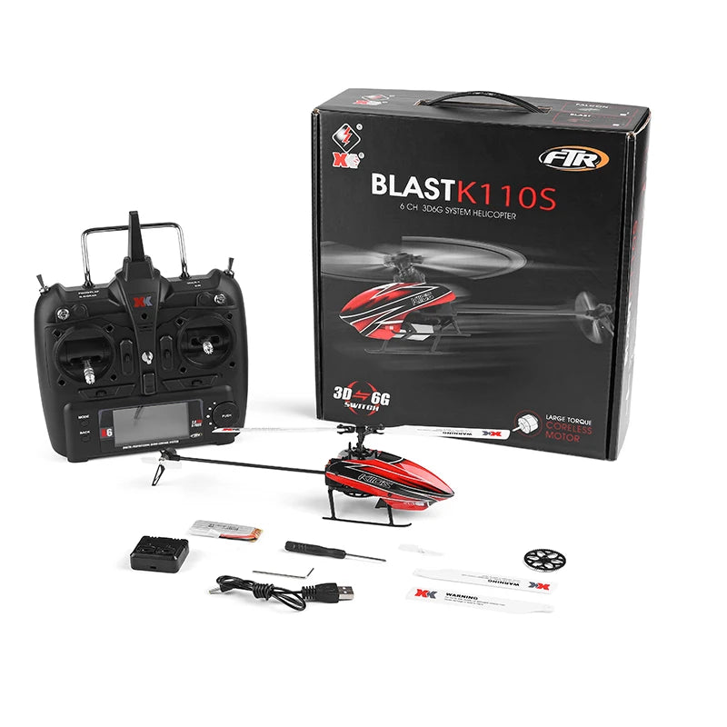 6CH K110S Radio Contorl  Drone 2.4G 3D 6G System Brushless Motor RC Quadcopter Remote Control Airplane-EXHOBBY LIMITED.