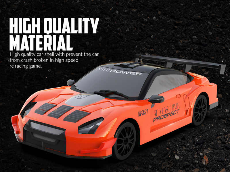 Racent Blaze Racer: 1:24 escala RC, 10 mph, LEDs, Drift