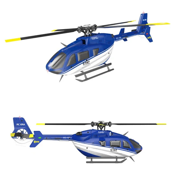 RC ERA C187 Pro 2.4G 4CH  Helicopter Single Blade EC-135 Scale 6-Axis Gyro Electric Flybarless RTF