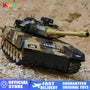 RC Tank 7Ch 2.4G 1/30 Remote Control Crawler Tank Model World War Military Truck Simulation sound Tiger Toys for Boys Kids Gifts