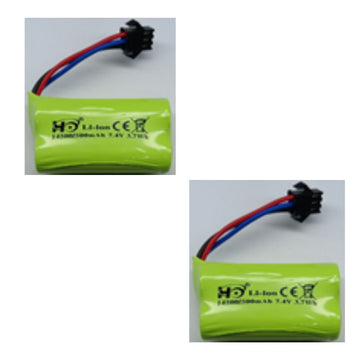 2pcs 7.4V-500MAH-Li-po Battery for C8815 Willys Jeep 1/10