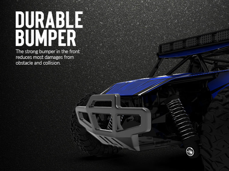 Racent 1:16 Scale All-Terrain Remote Control Rock Crawler Desert Racer (blue)