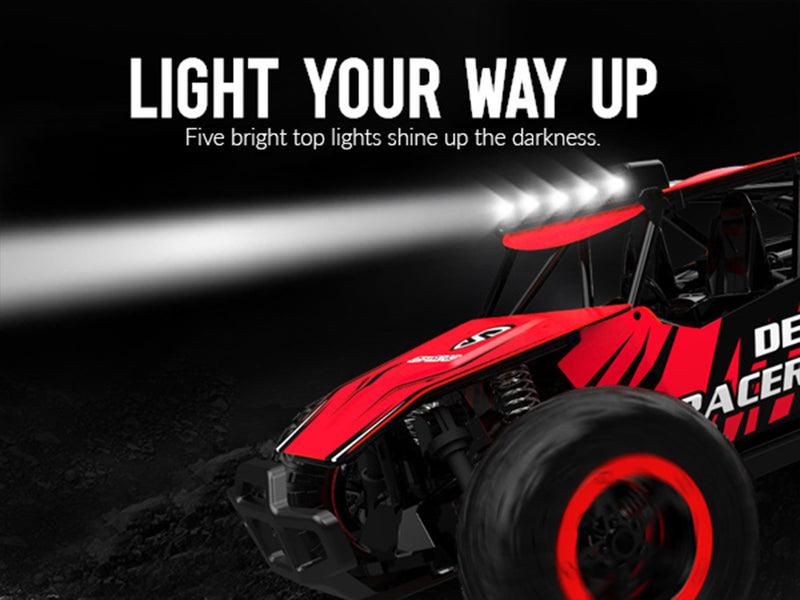 Racent escala 1:16 todoterreno control remoto Rock Crawler Desert Racer